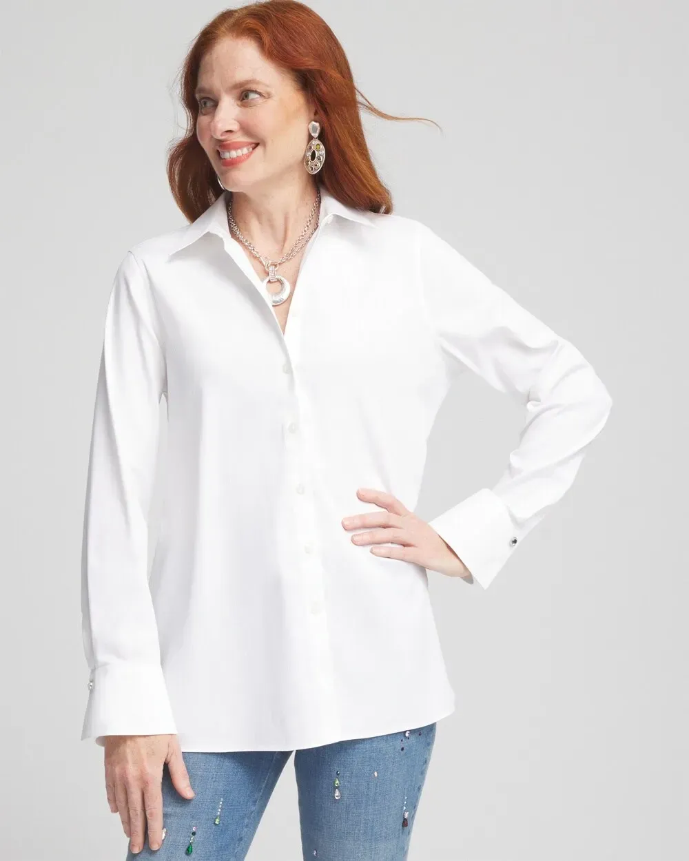 No IronTM Trapeze Shirt
