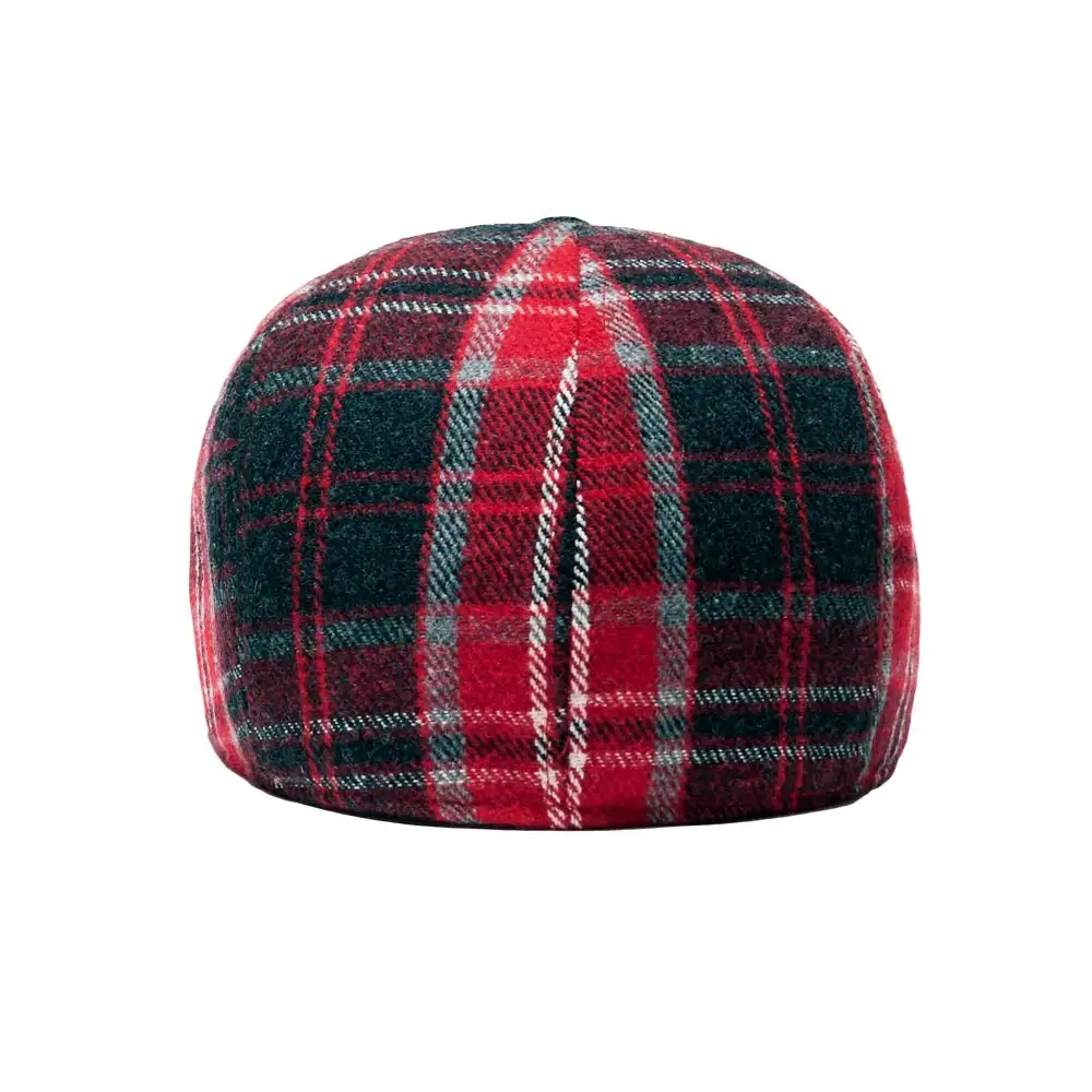The Valentine Rose Boston Scally Cap - Red Plaid