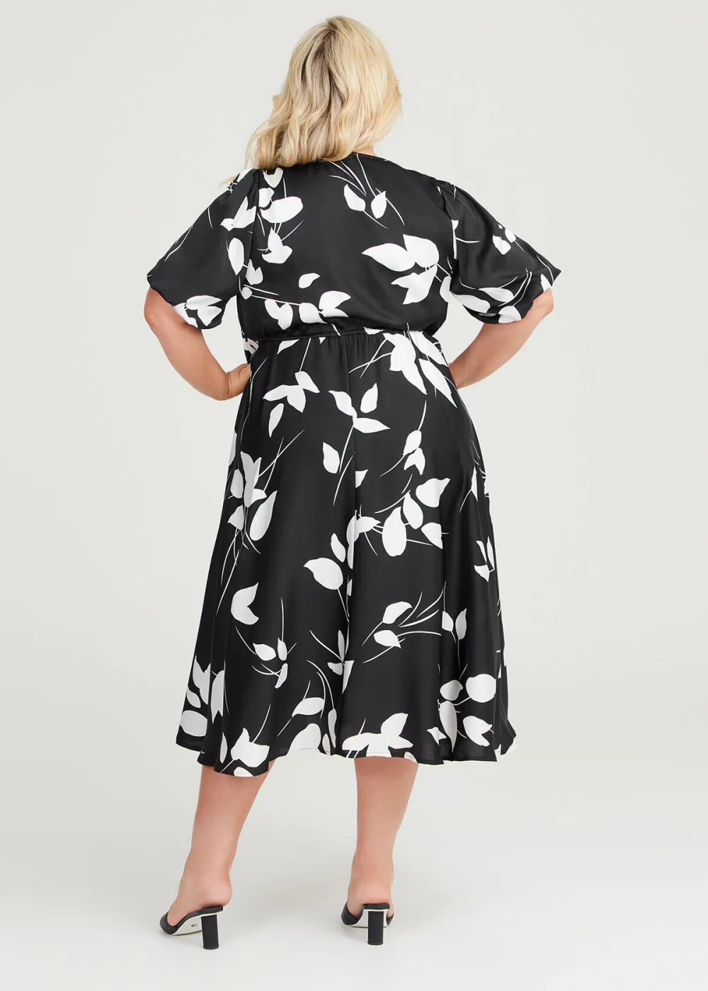 Lady Jane Satin Midi Dress