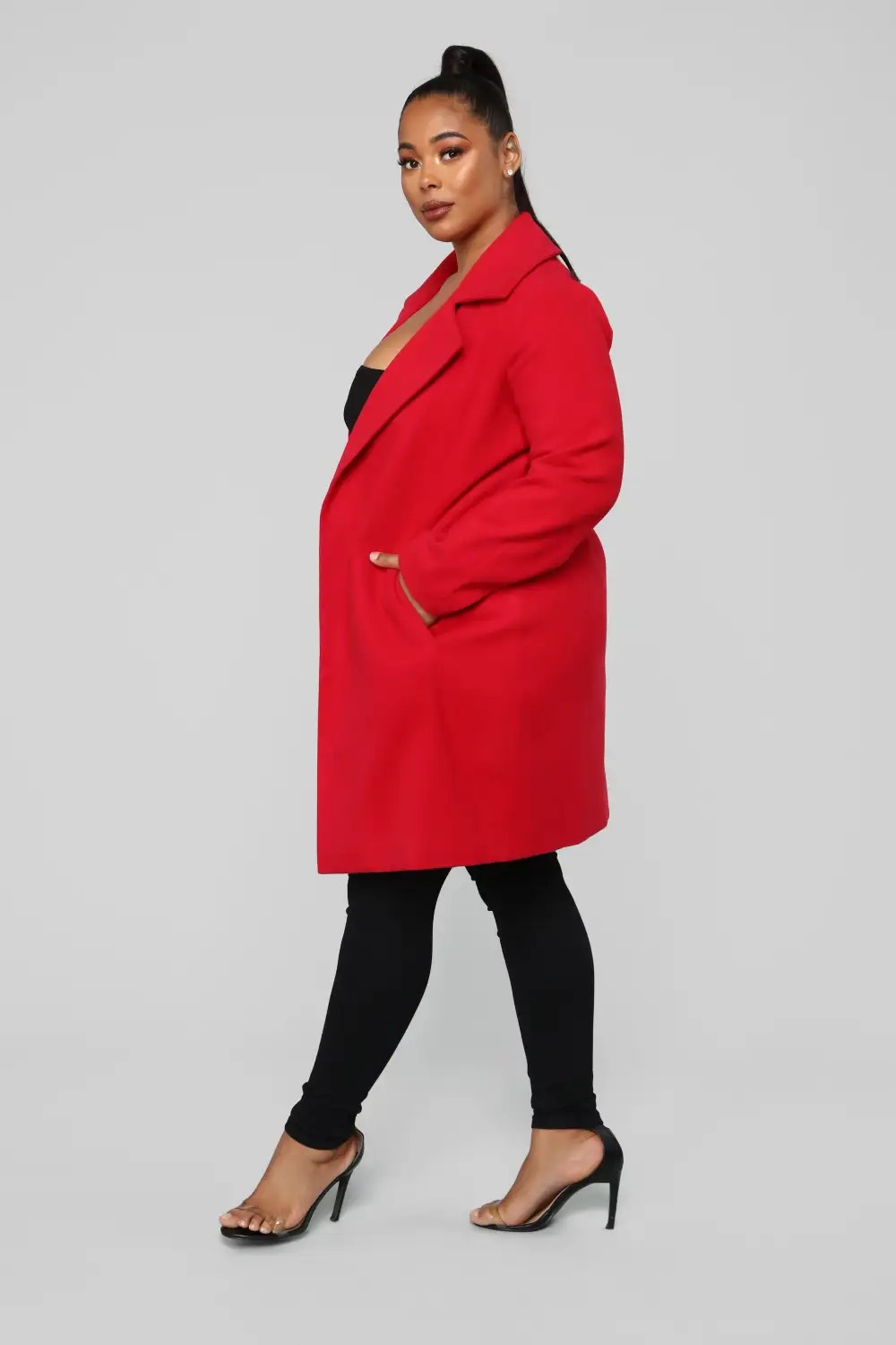 Upper East Side Coat - Red