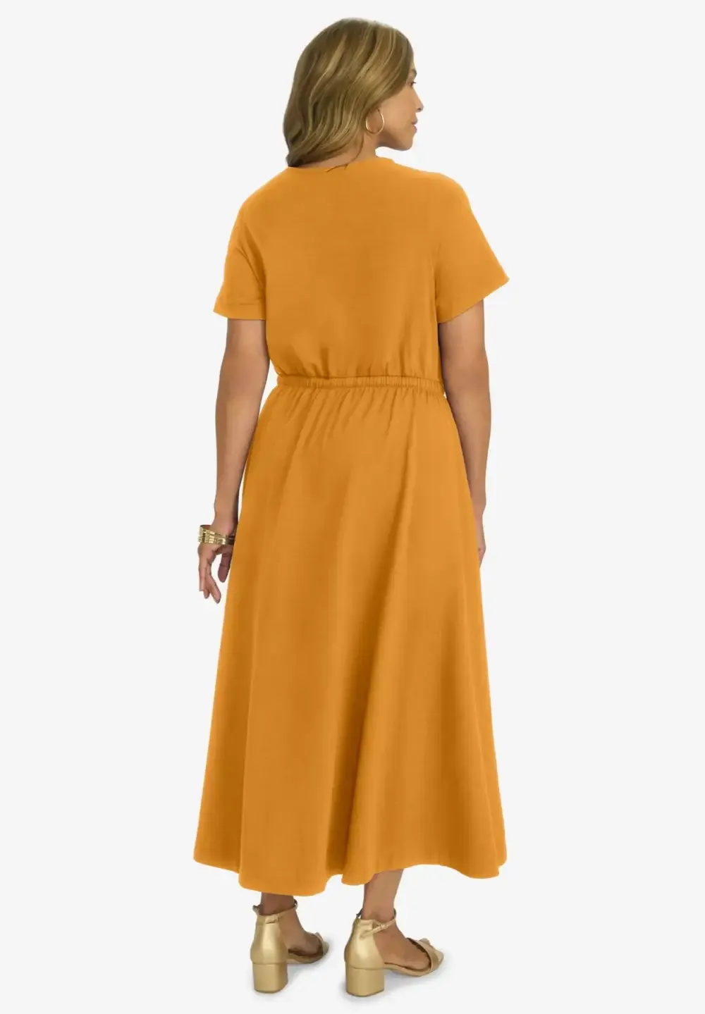 Drawstring Maxi Dress