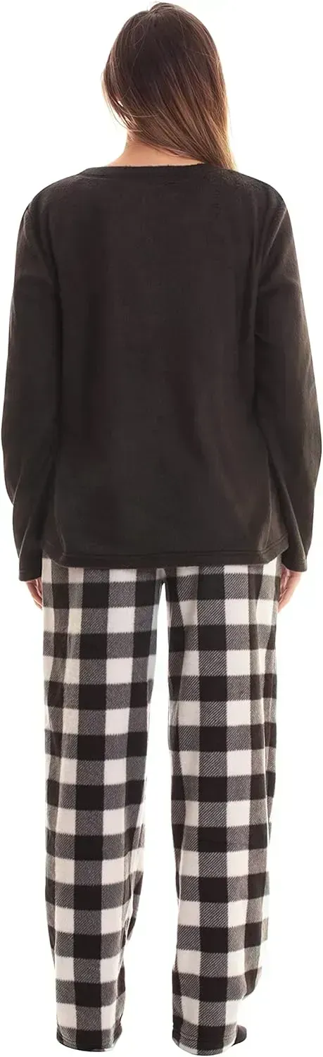 Women’s Pajama Pant Set - Nightgown with Matching Socks
