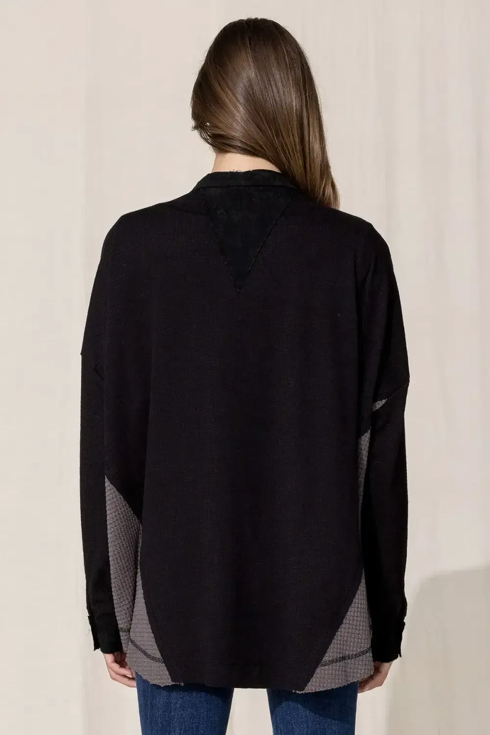 Knit Button Up Shirt