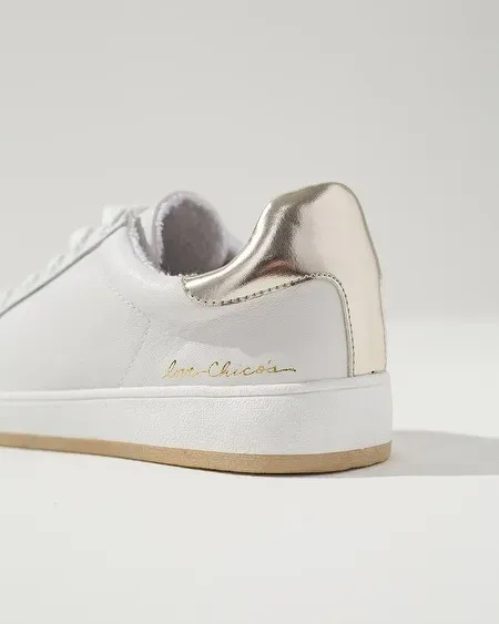 Leather Platform Sneakers
