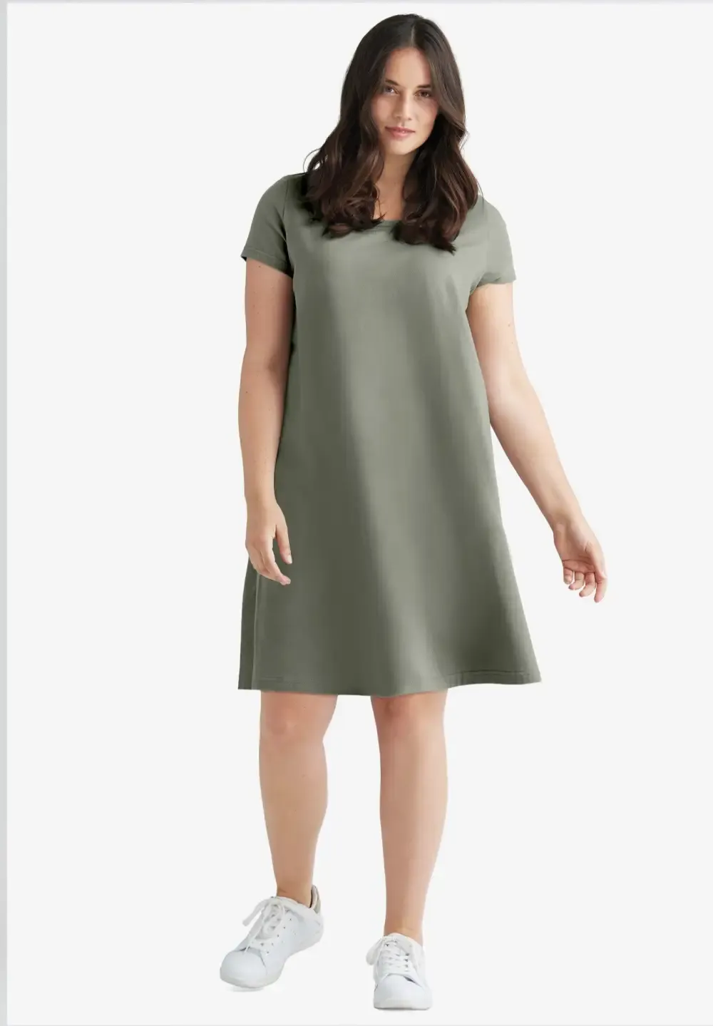 A-Line Knit Tee Dress
