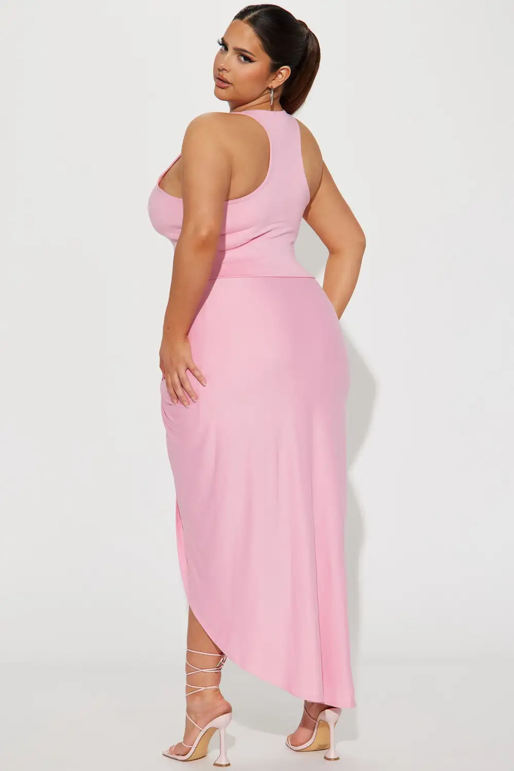 Lanie Maxi Skirt Set - Pink
