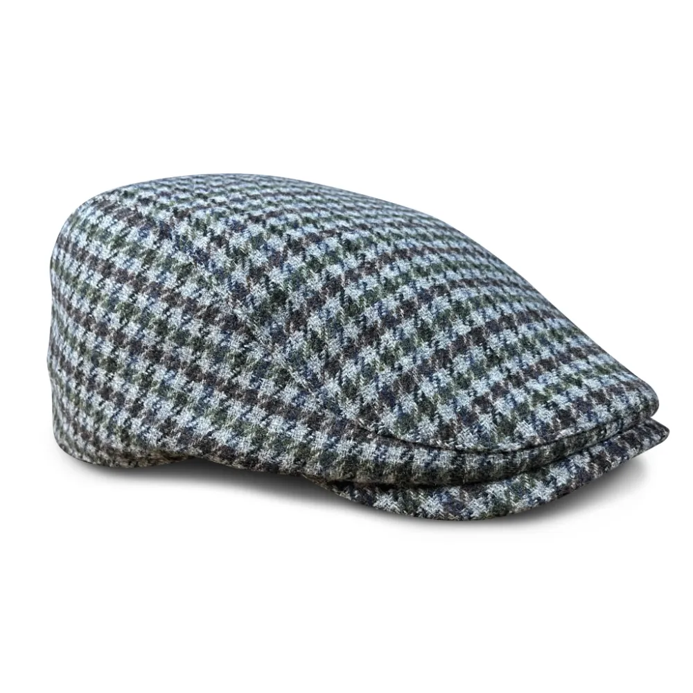 The Hound Boston Scally Cap - Grey Houndstooth