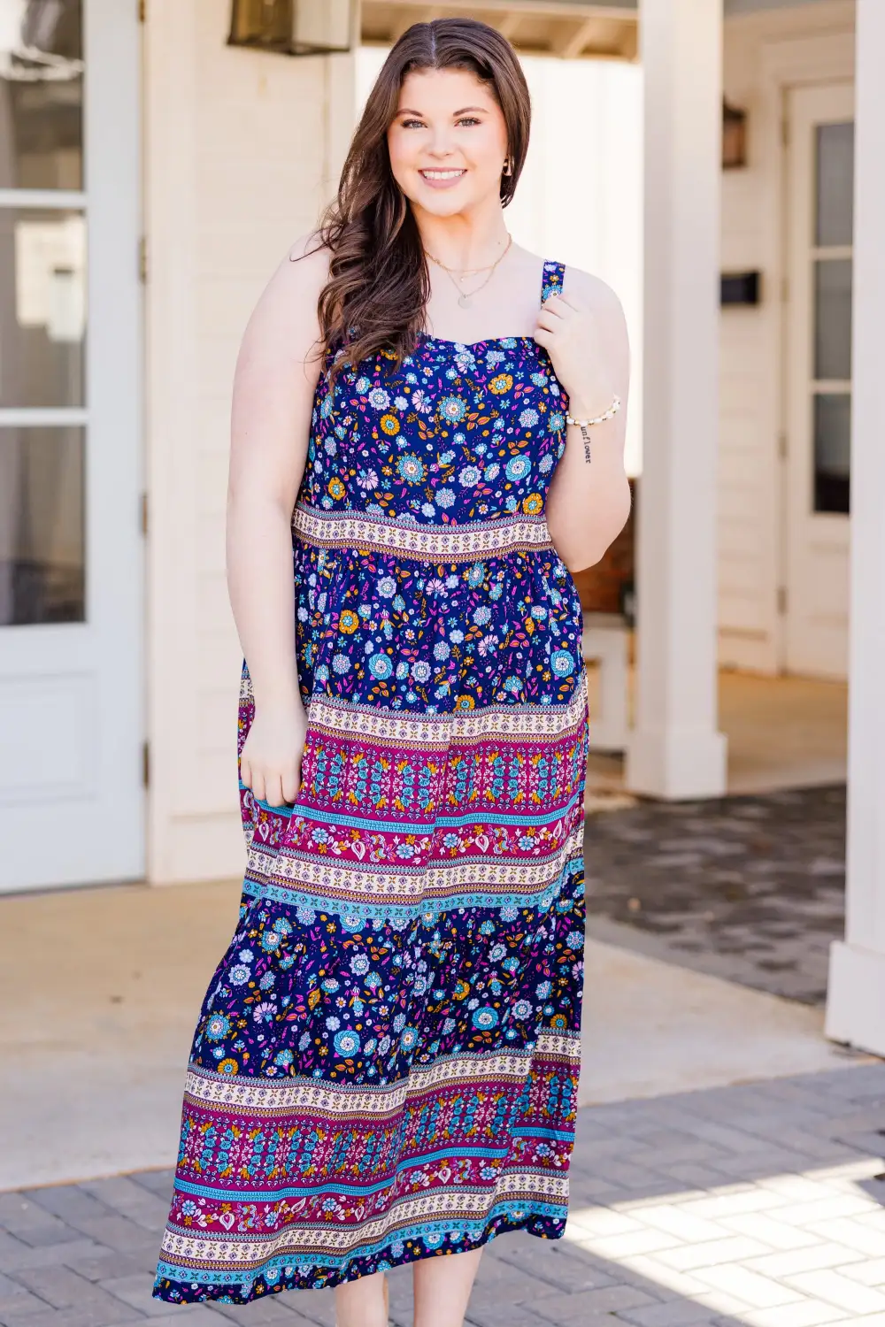 Life Lived Dress, Sapphire Mix