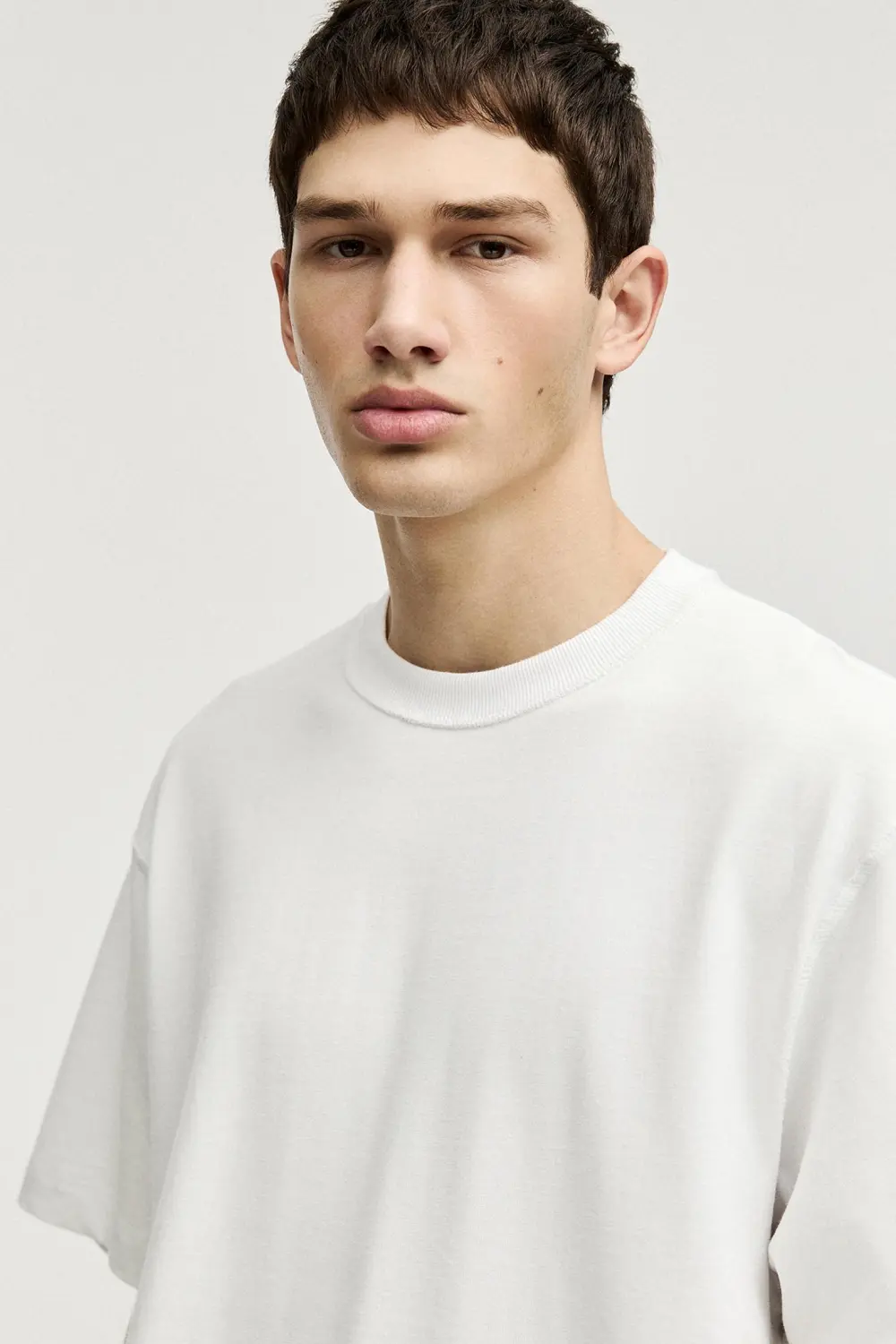 Soft-touch boxy-fit T-shirt