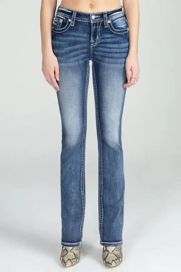 Zig Zag Bootcut Denim