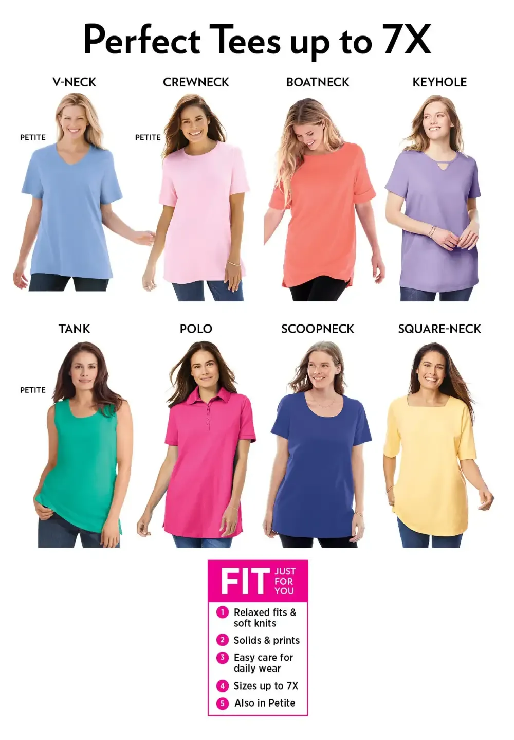 Perfect Short-Sleeve Crewneck Tee