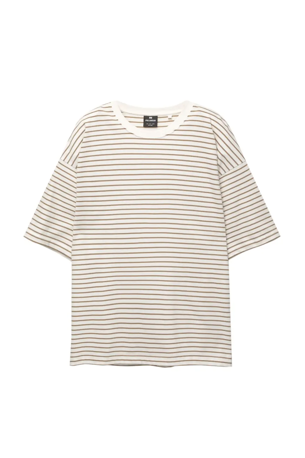 Striped boxy-fit T-shirt