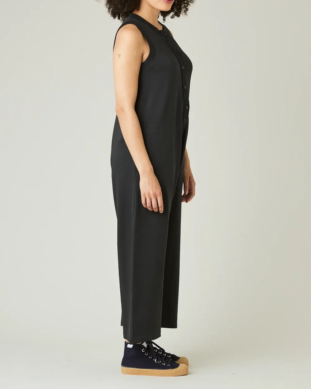 COTTON JERSEY JUMPSUIT