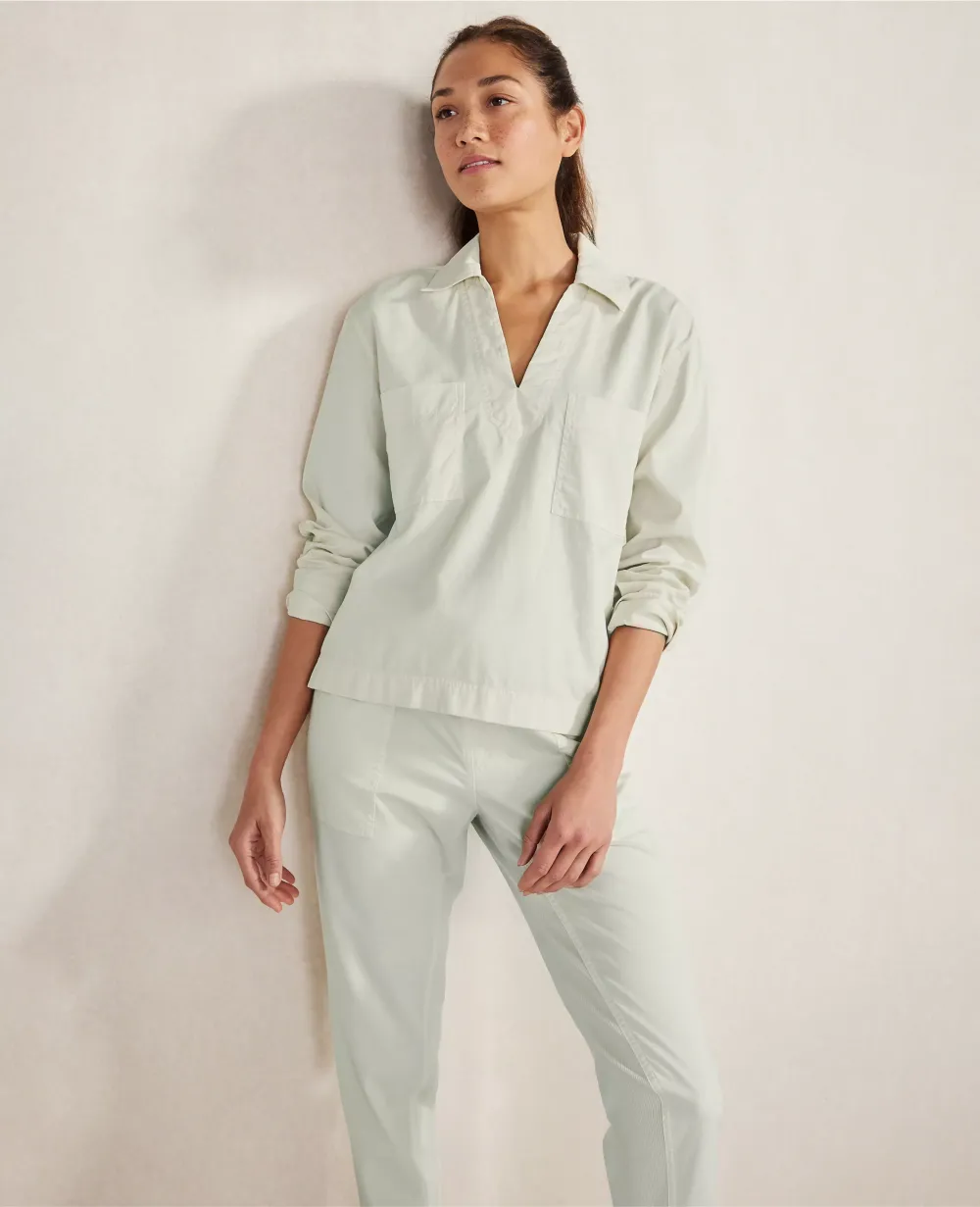 Haven Well Within Lightweight Twill Collared Popover