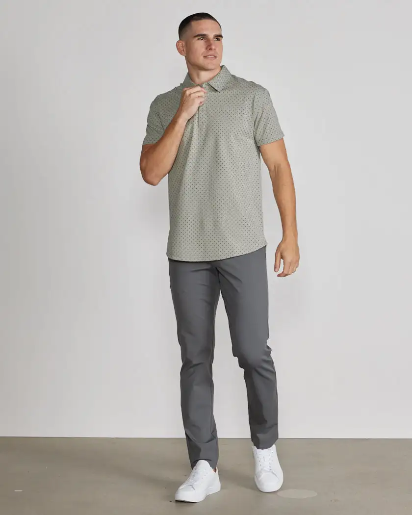 Drop-Cut: Lux Dotted Polo