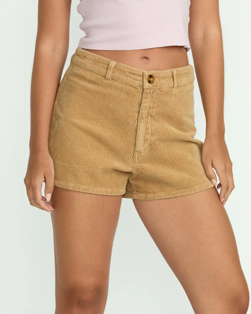 Free Fall Corduroy Shorts - Khaki
