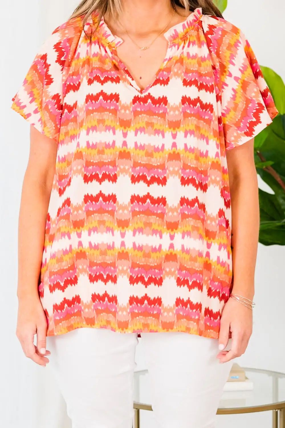 Good Ole Days Top, Pink Combo