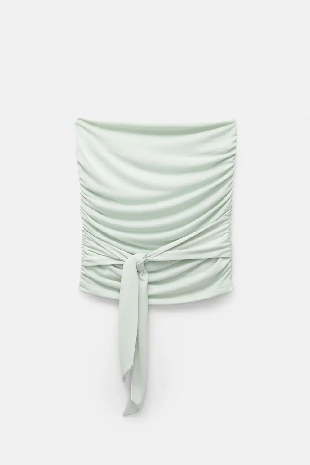 Strapless top with bow