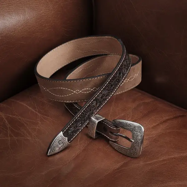 Tooled Tapered Belt