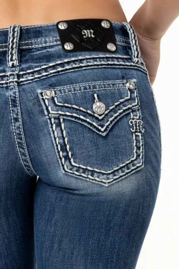 Cleo Stitched Skinny Jeans