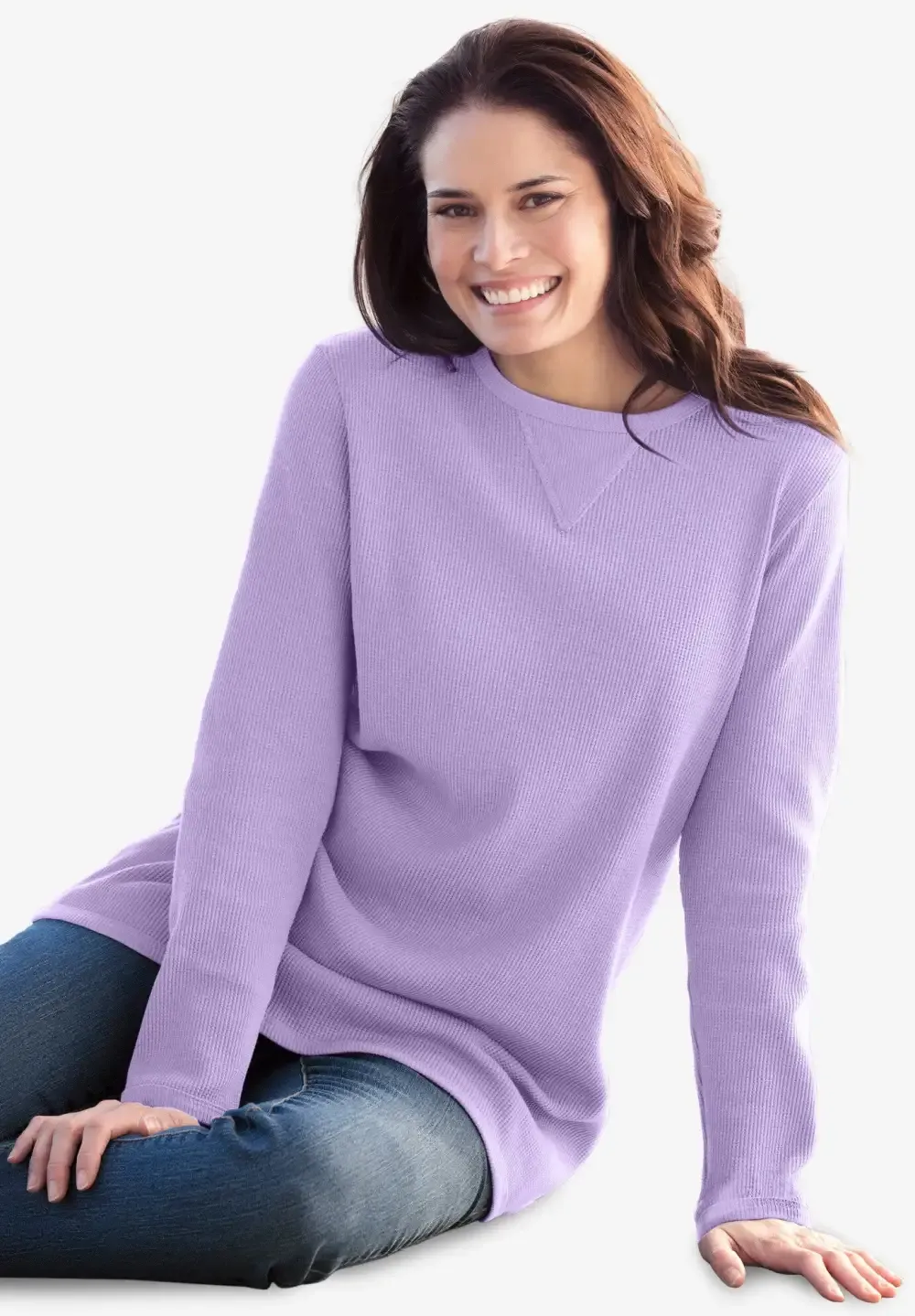 Waffle Thermal Sweatshirt