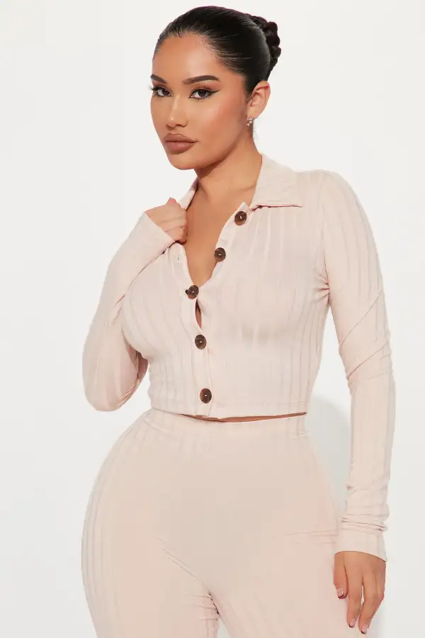 Call Again Pant Set - Taupe