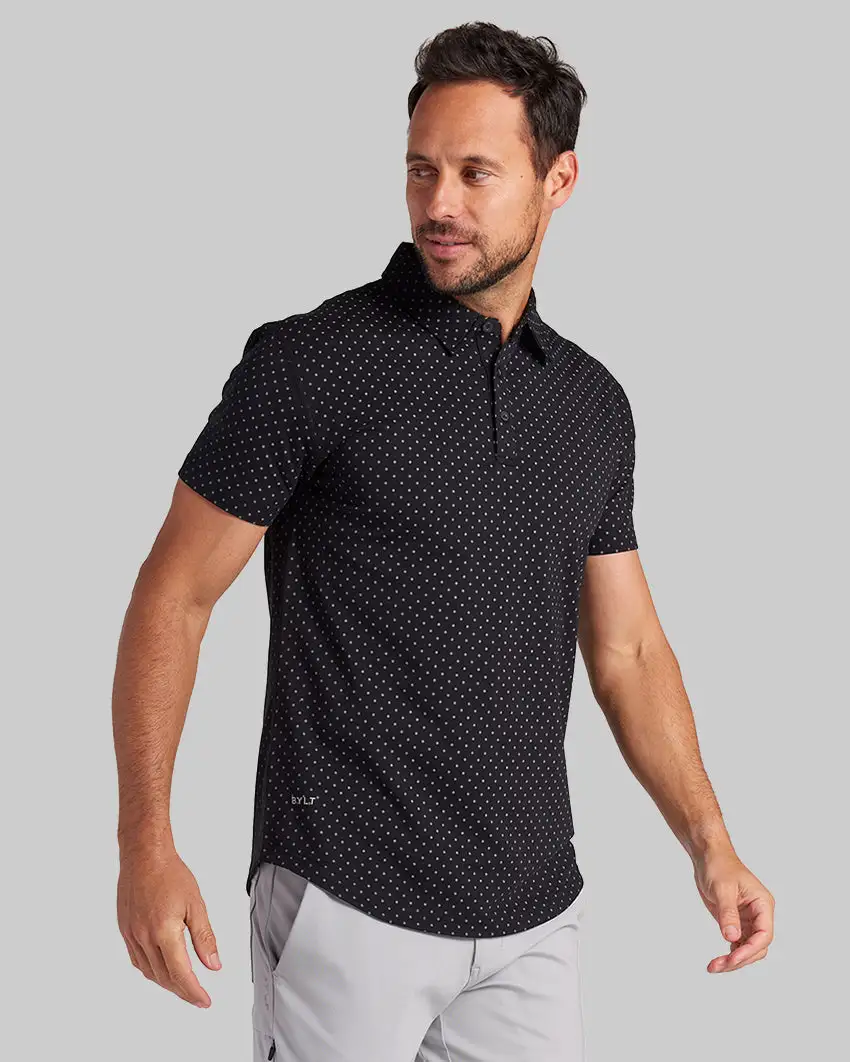 Drop-Cut: Lux Dotted Polo