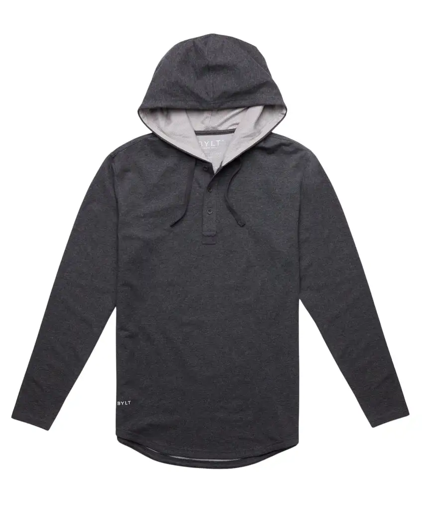 Drop-Cut: Lux Hooded Henley