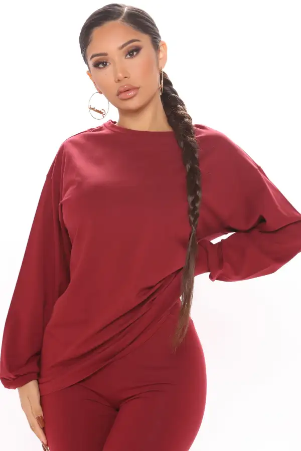 Paparazzi Legging Set - Burgundy