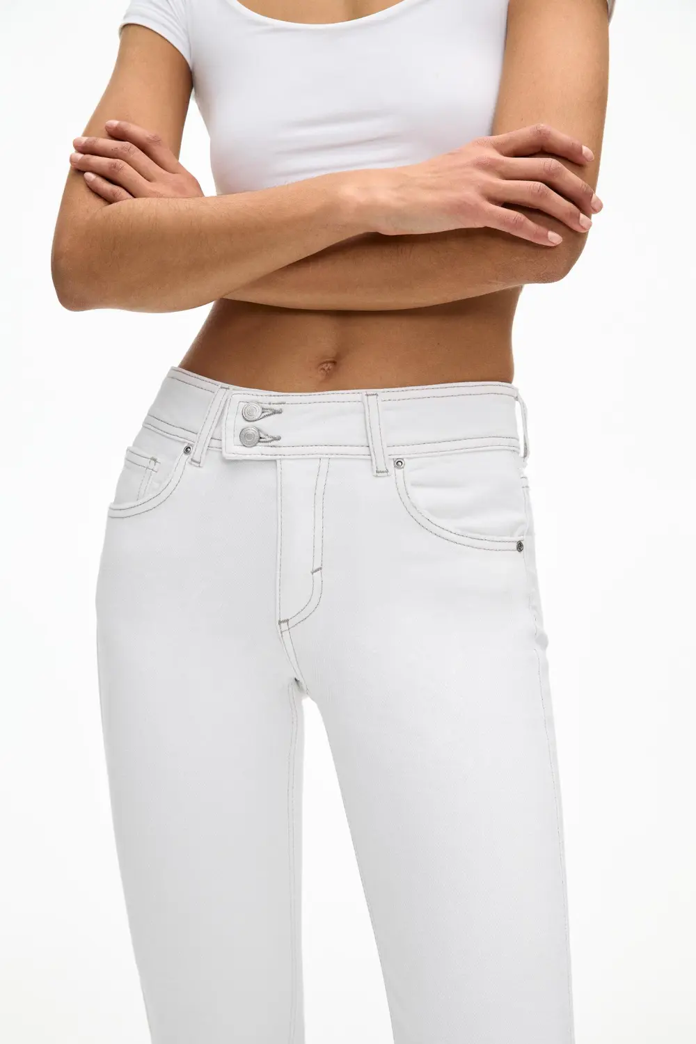 Jeans bootcut tiro bajo