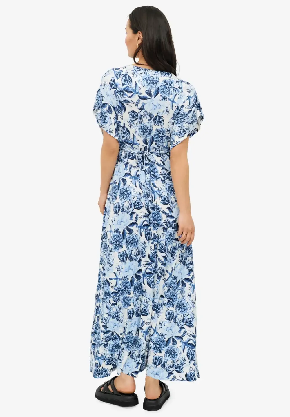 Knit Tie-Back Maxi