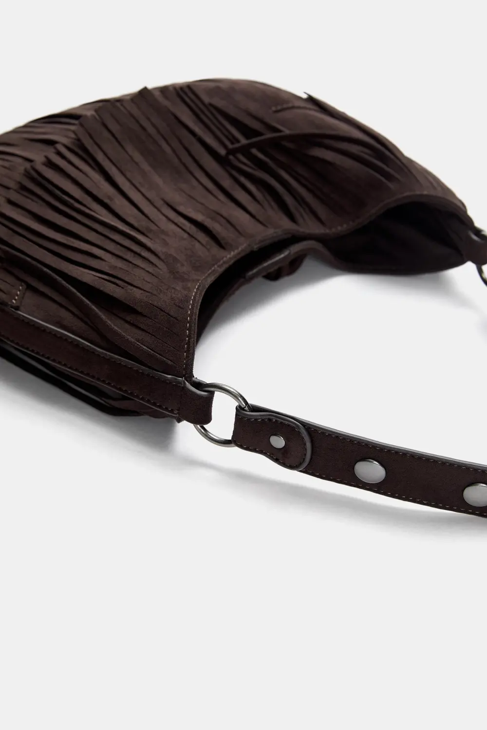 Bolso de hombro flecos