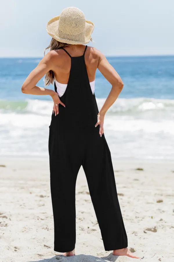 Chill Retreat Green Jumpsuit