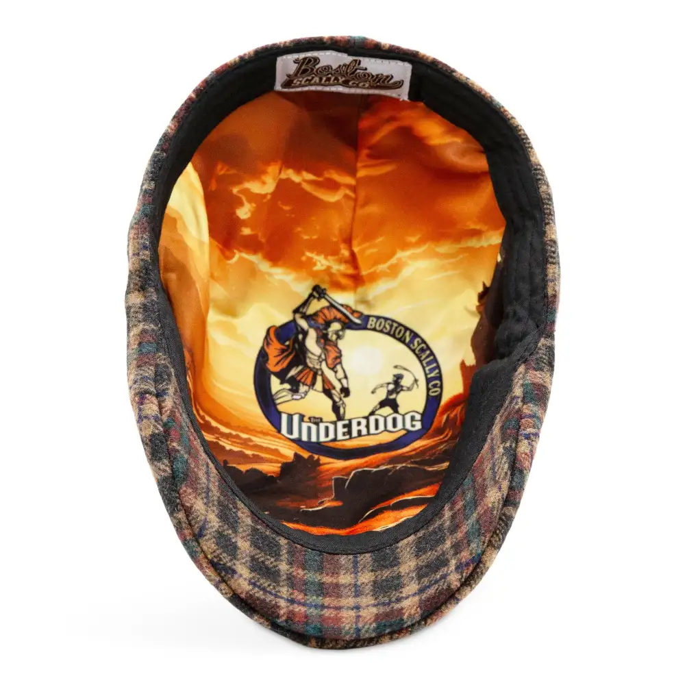The Underdog Boston Scally Cap - Resilient Red Plaid