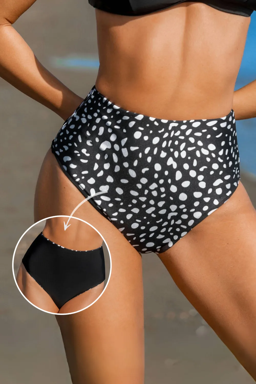 Spot On Abstract Dot Reversible Bikini Bottoms