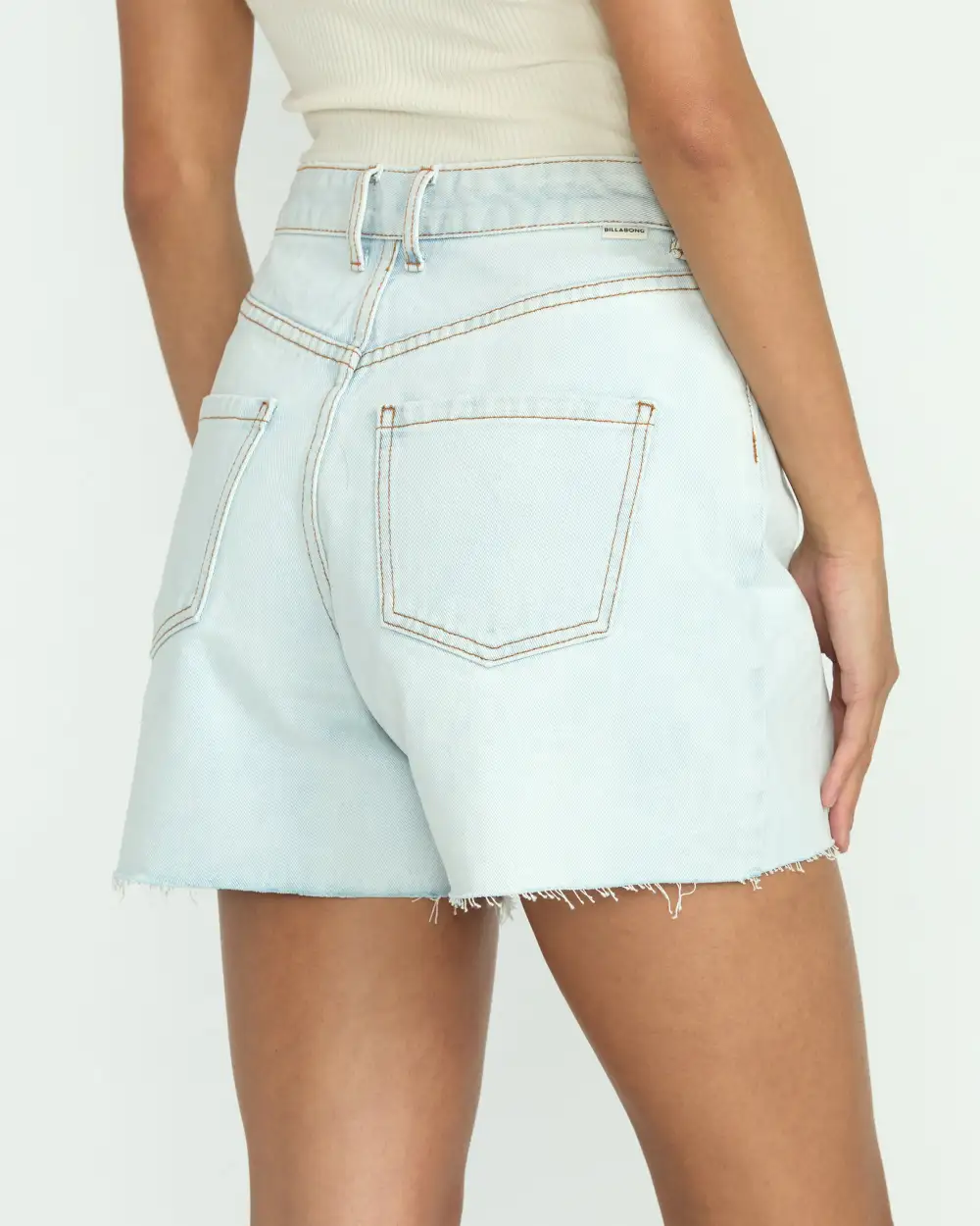 Riley Cut-Off Denim Shorts - Acid Wash