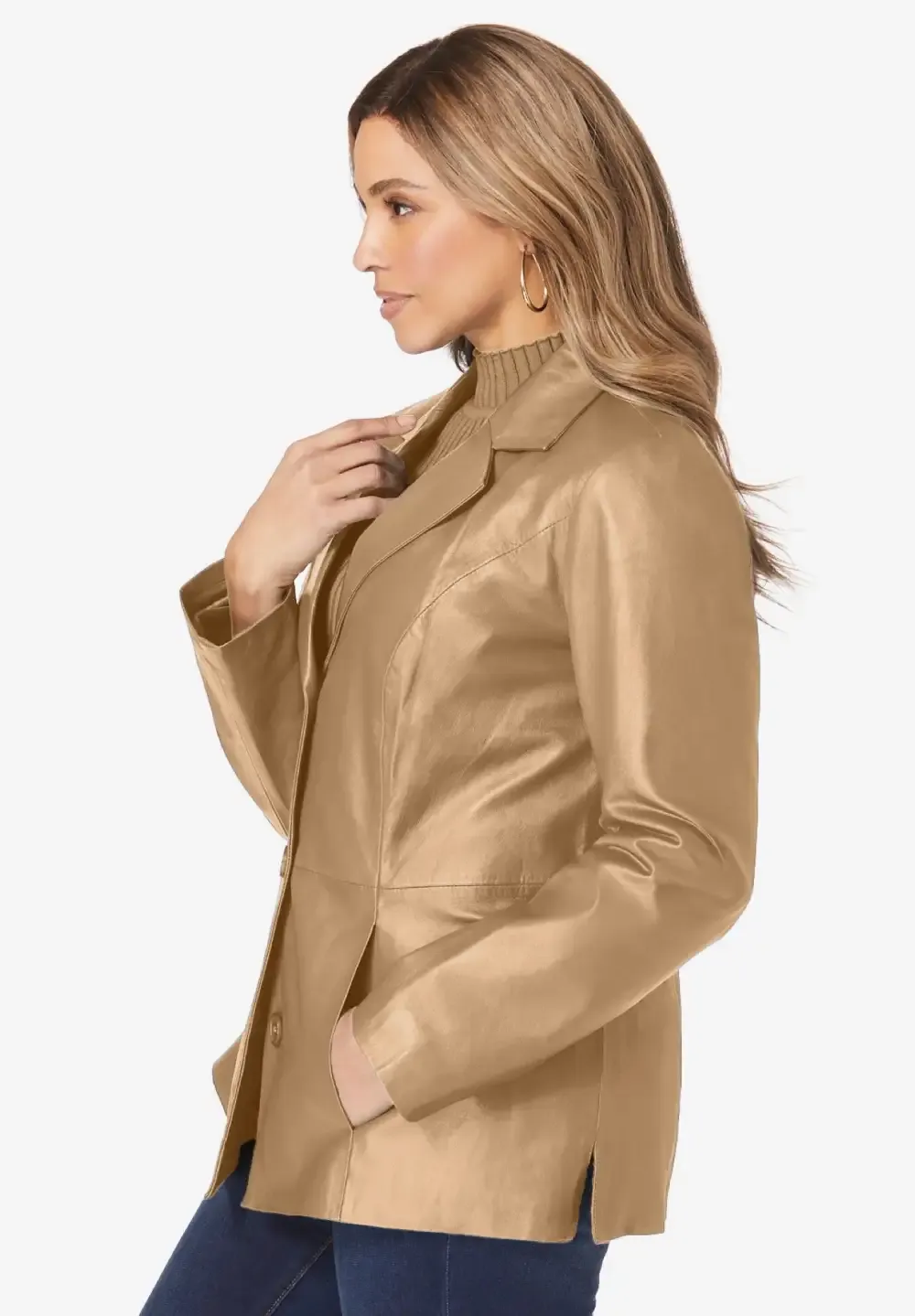 Leather Blazer