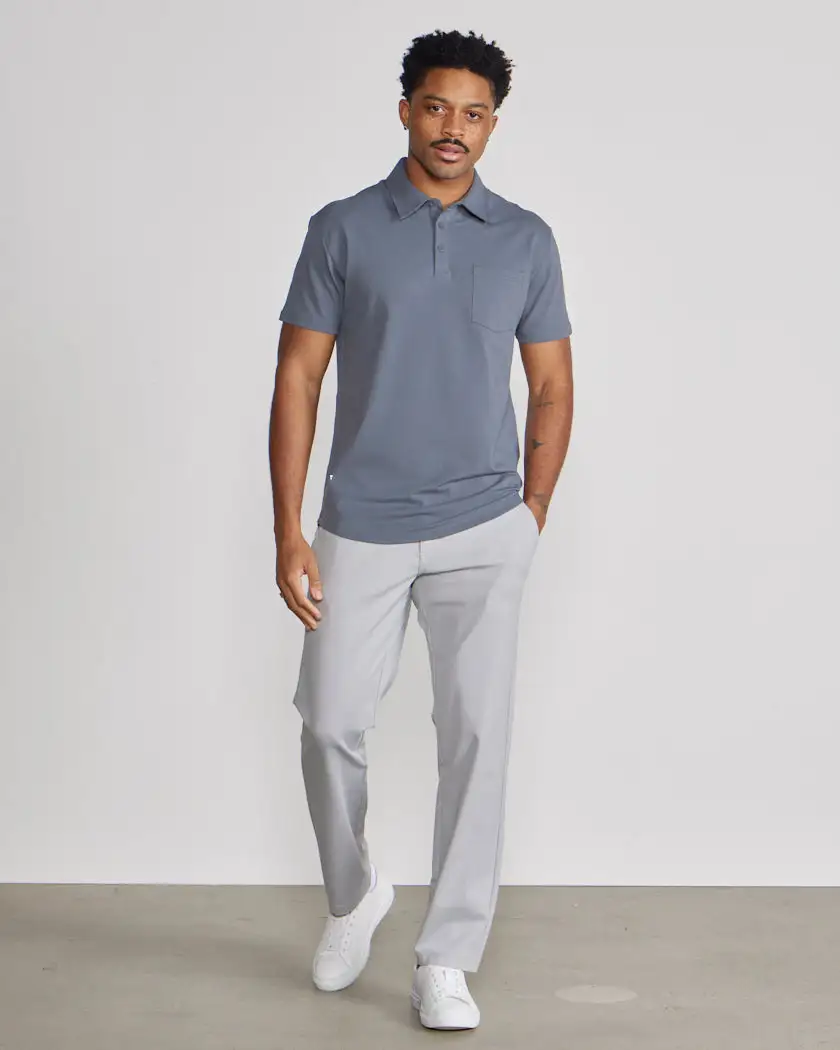 Lux Short Sleeve Pocket Polo