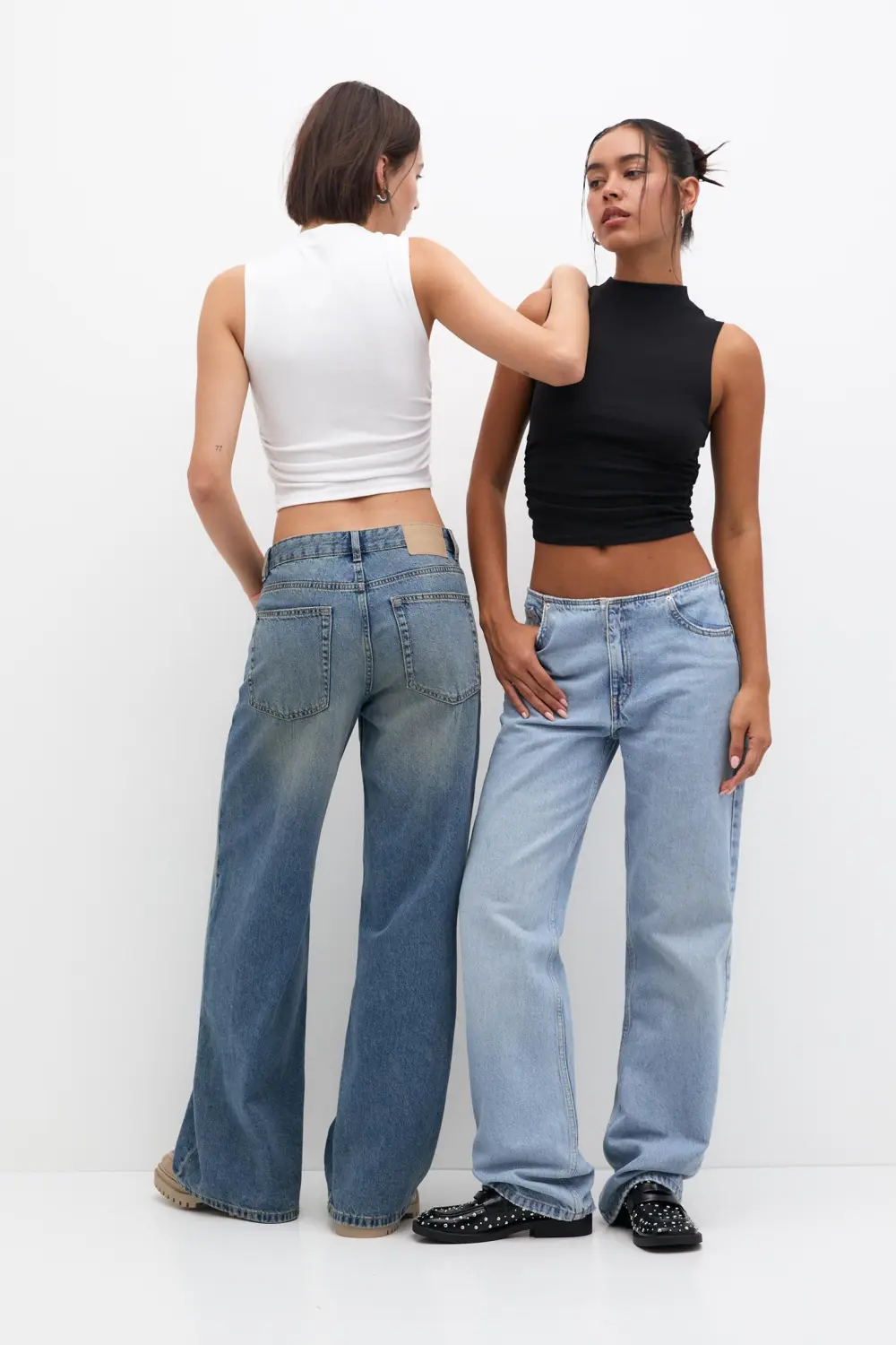Pack of 2 gathered tops