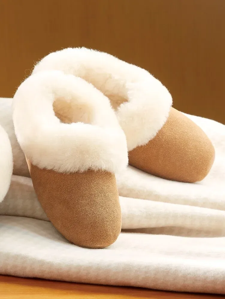 Women's Sheepskin Ballet Slippers