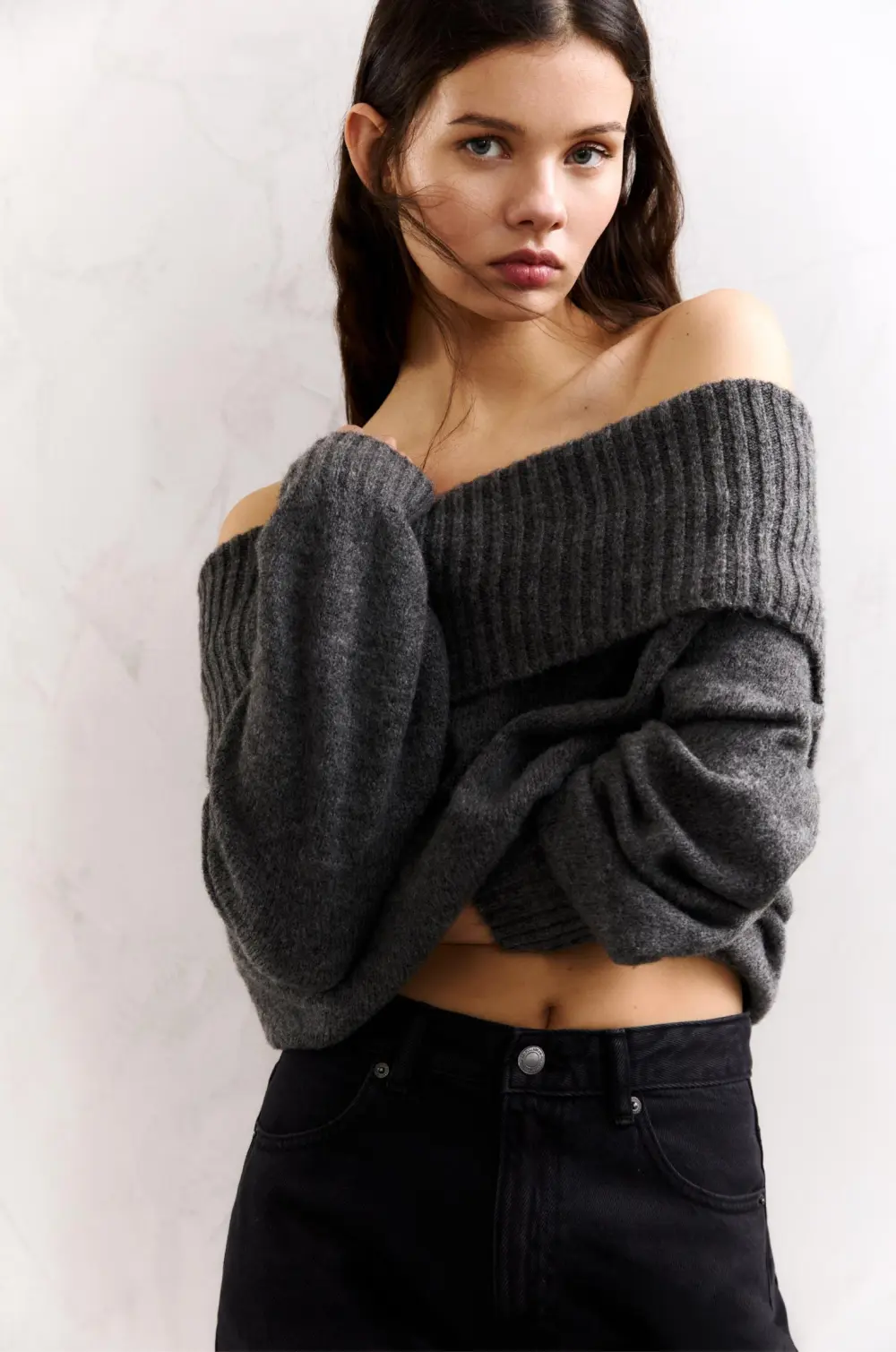 Jersey bardot soft touch