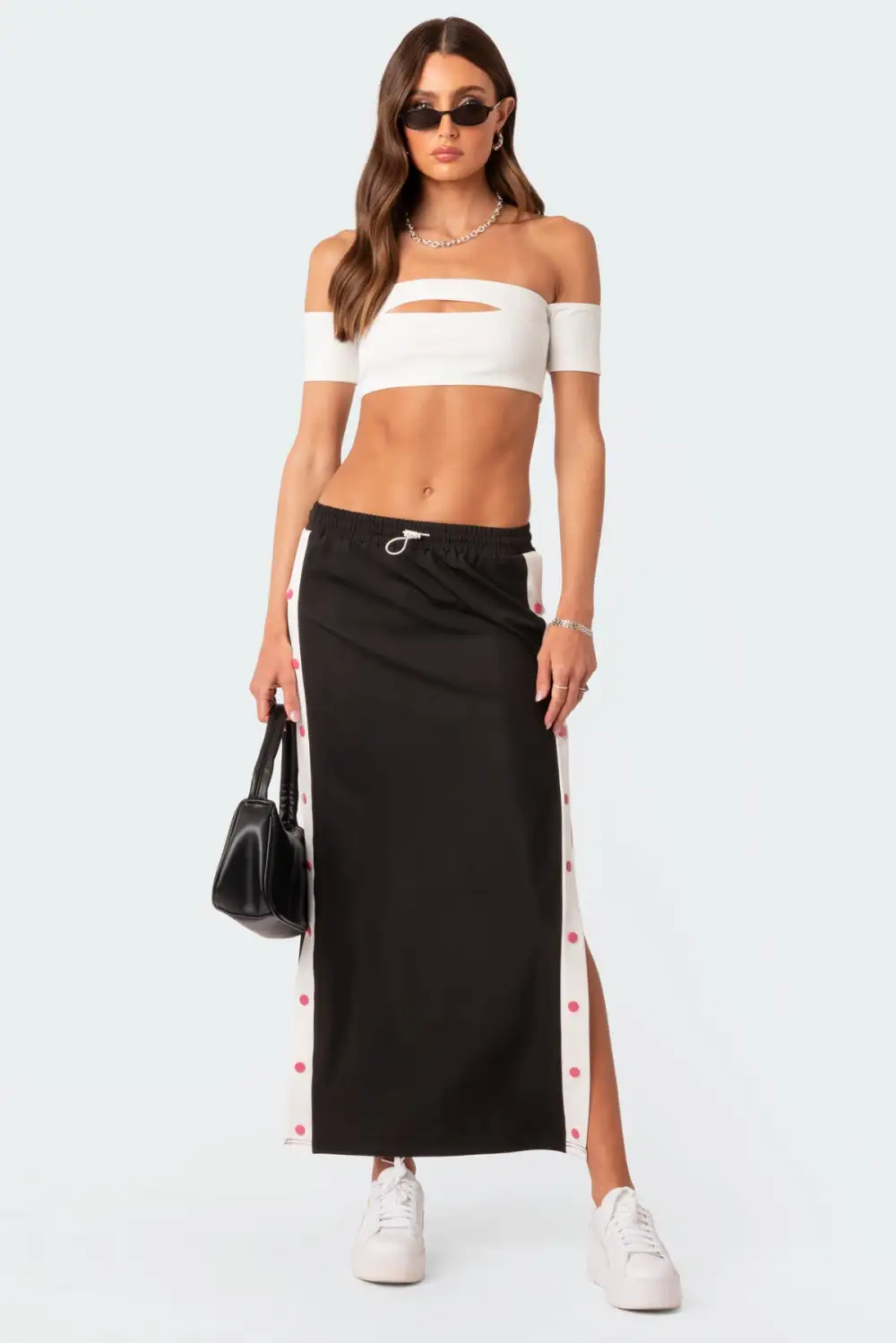 Athletic Low Rise Maxi Skirt