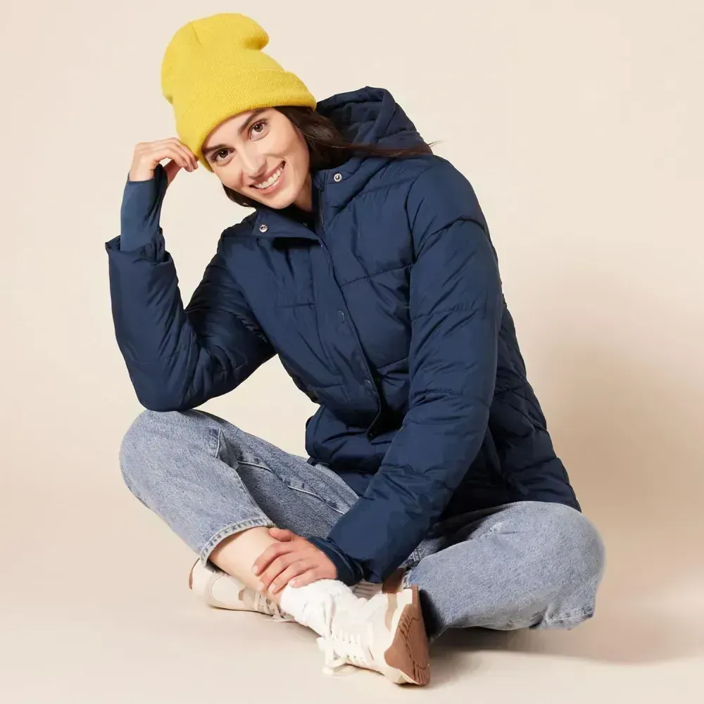 Women's Heavyweight Long-Sleeve Hooded Puffer Coat (Available in Plus Size)