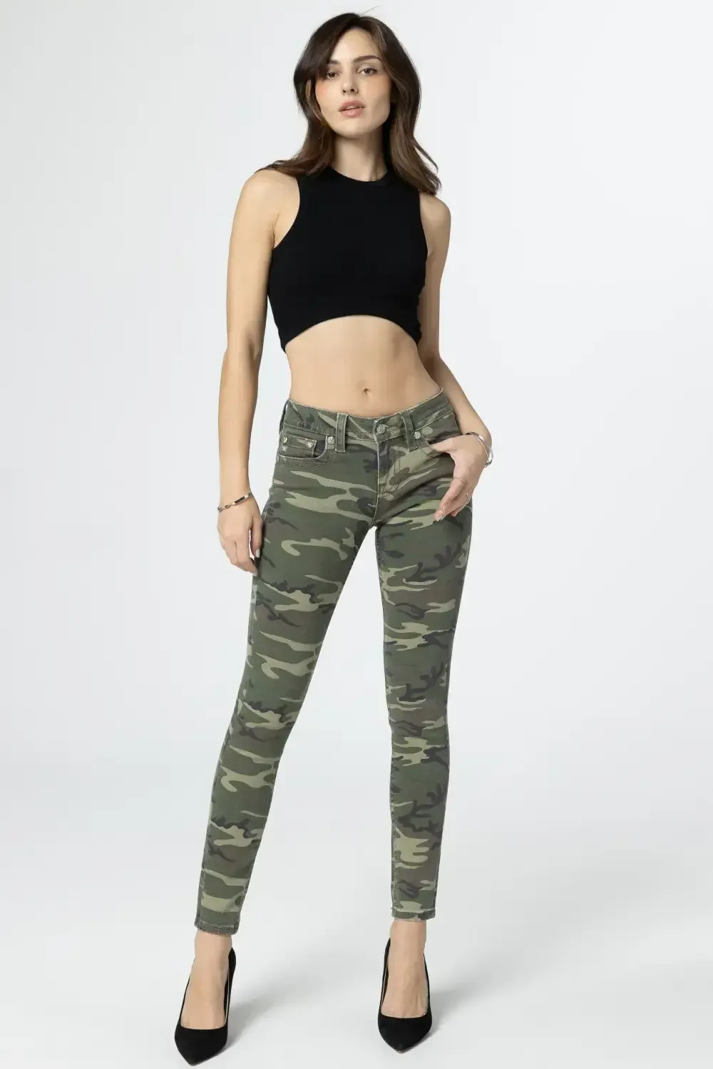 Camo Wings Skinny Jeans