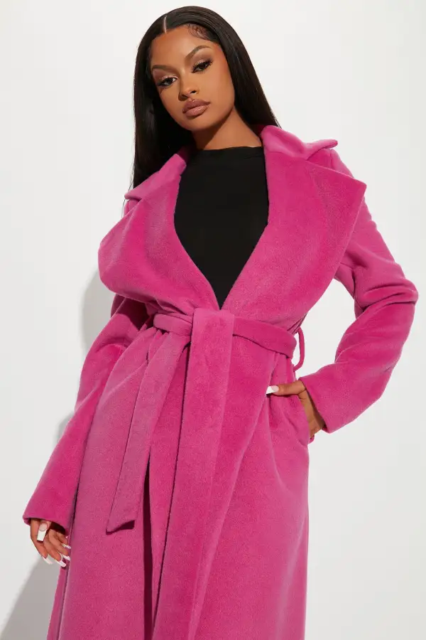 Soho Chic Coat - Pink
