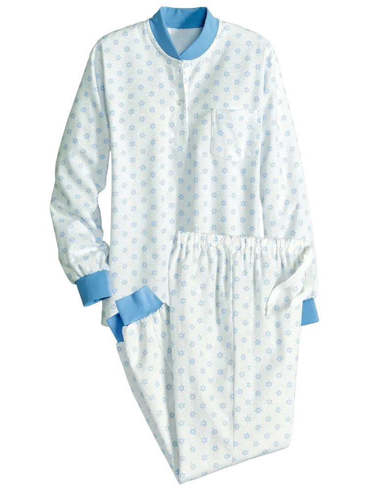 Women's Portuguese Cotton Flannel Ski Pajama Set