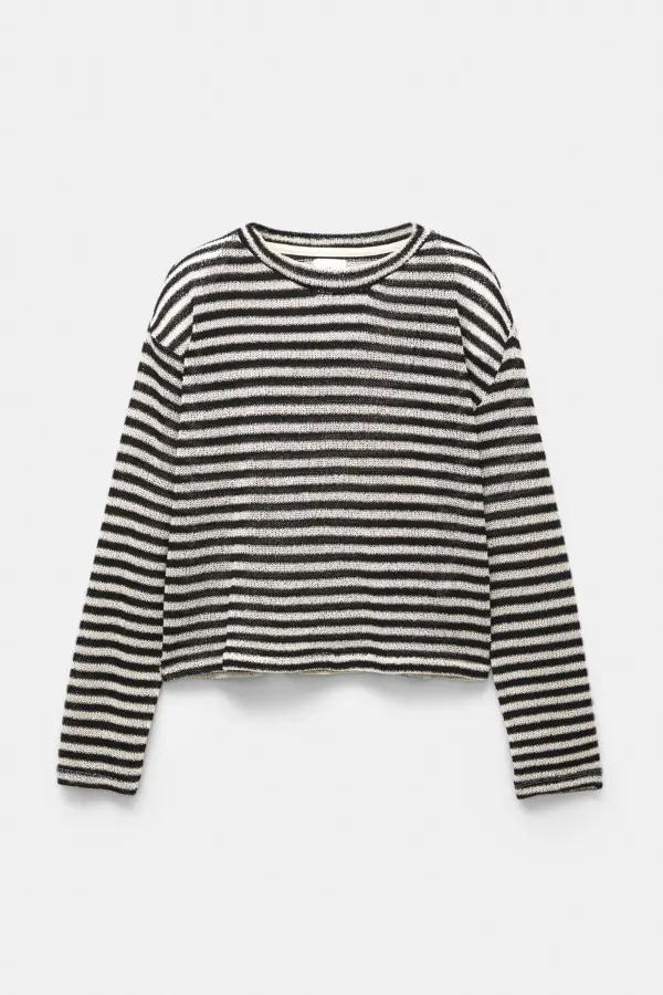 Jersey rayas punto cortado