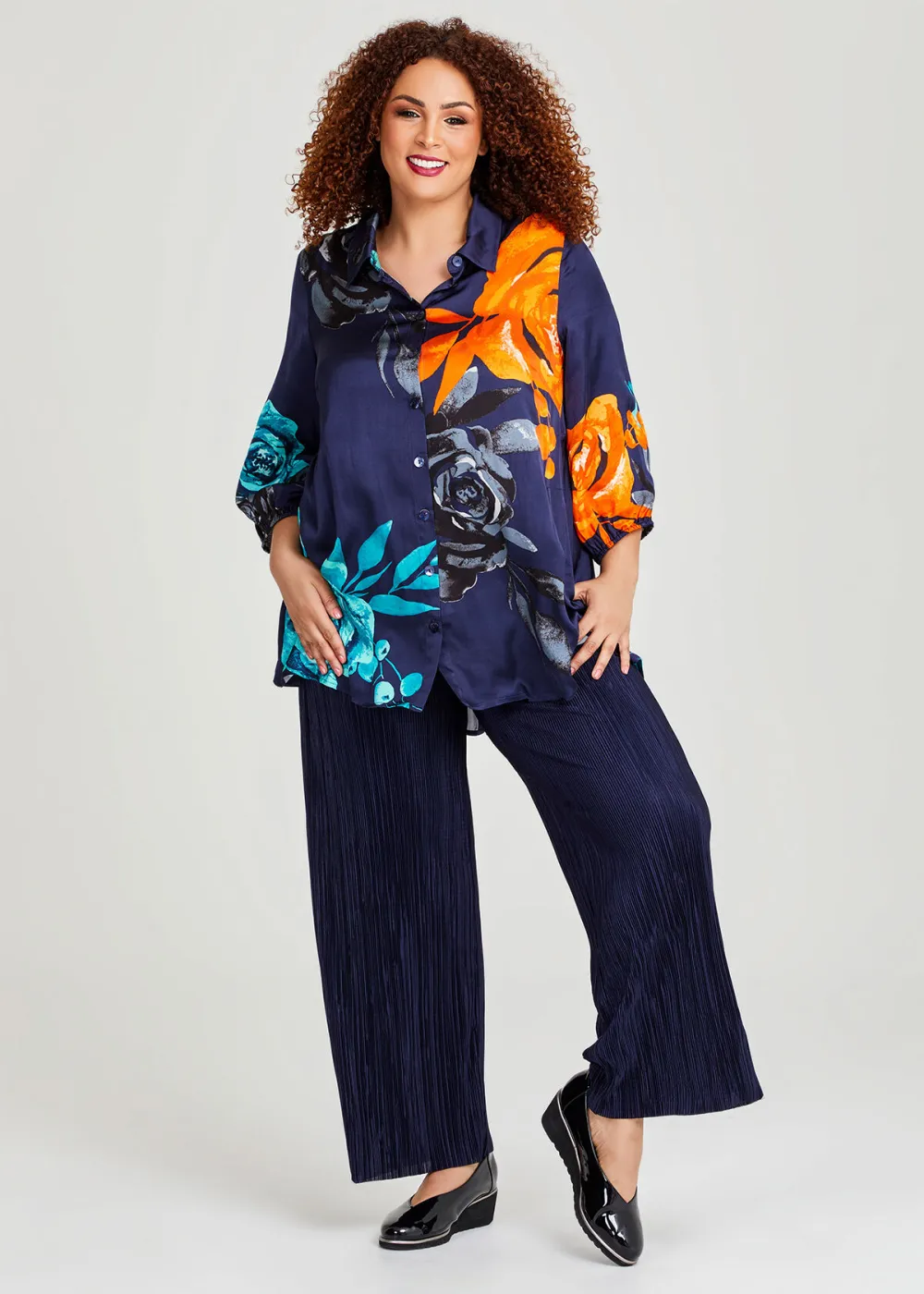 Pretty Pleat Long Pant