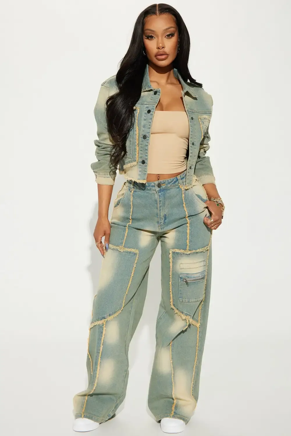 Searching For You Baggy Jeans - Medium Wash
