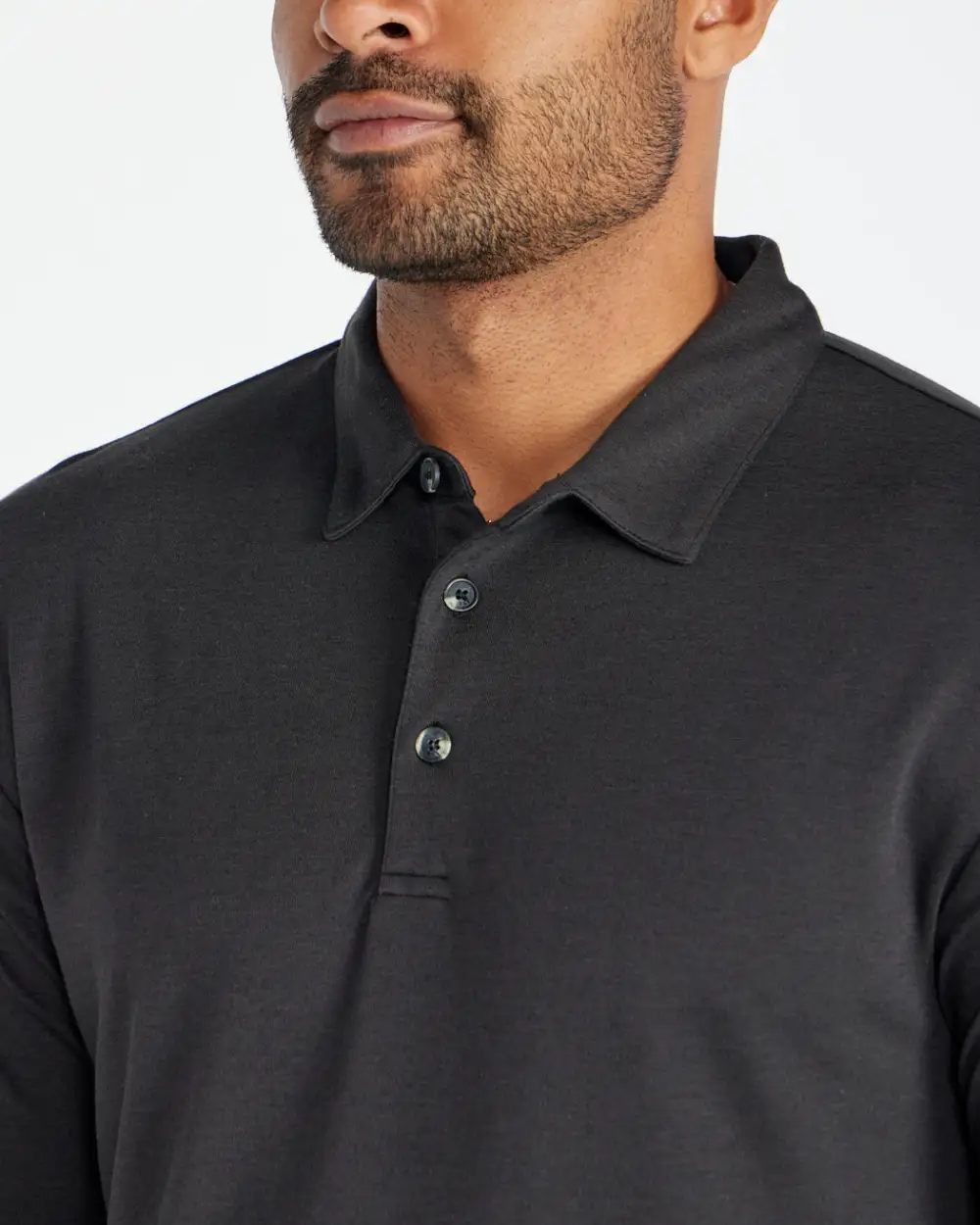 Comfort Wool Long Sleeve Polo